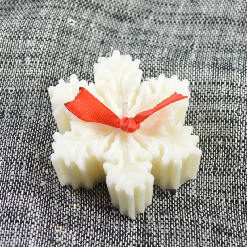 Κερί Σε Σχήμα Χιονονιφάδες (Μεγάλο)