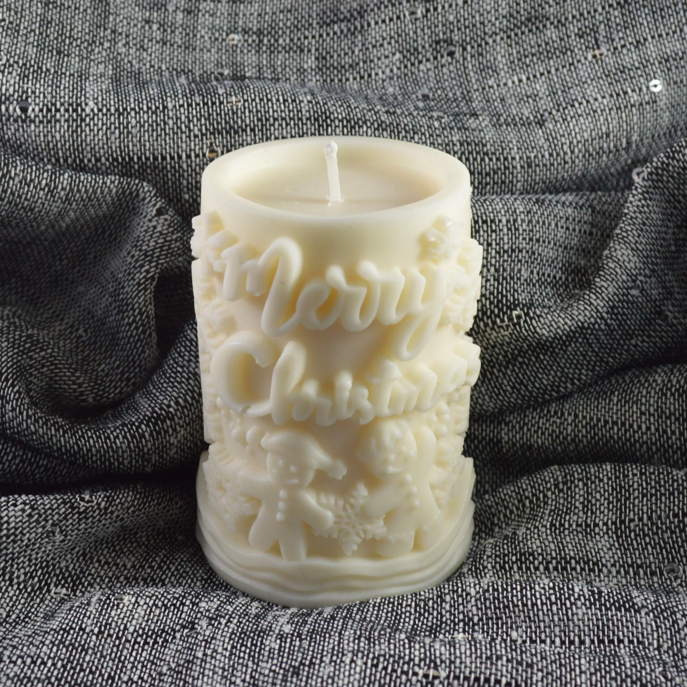 Κερί Κύλινδρος Merry Christmas