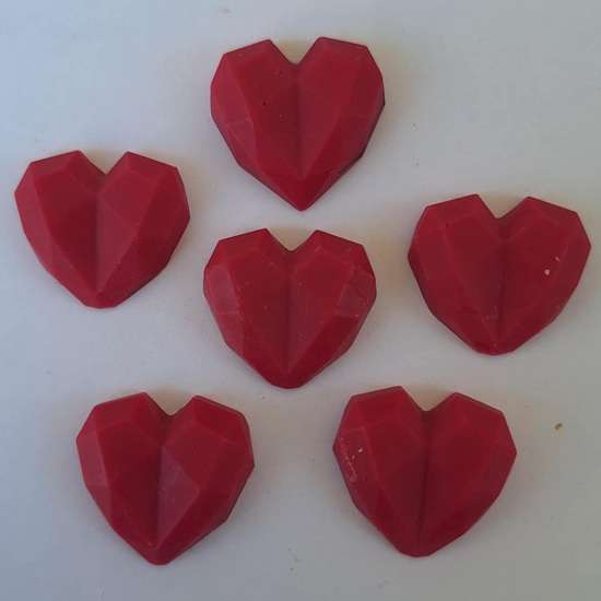 Wax Melts Geometric Hearts 100gr