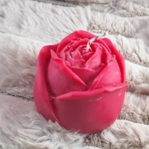 Κερί Σε Σχήμα Κλειστό Τριαντάφυλλο