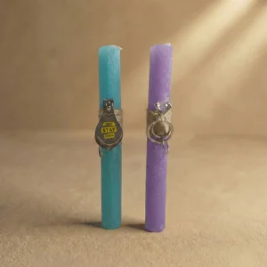 anoixtiri Ζευγάρι Λαμπάδες Με Μρελόκ Ανοιχτήρι-Νυχοκόπτη & Μονόπετρο