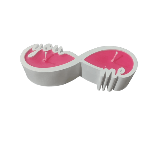 Δοχείο Σε Σχήμα you & me Με Κερί
