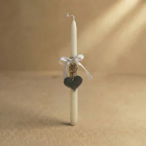 mavrikardia Λαμπάδα Με Μρελόκ Καρδιά Καθρέπτη