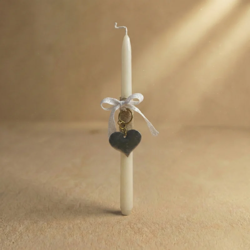 Λαμπάδα Με Μρελόκ Καρδιά Καθρέπτη