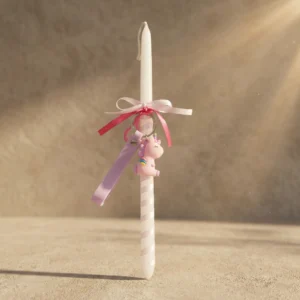 mprelokmonokeros Λαμπάδα Με Μπρελόκ Μονόκερο