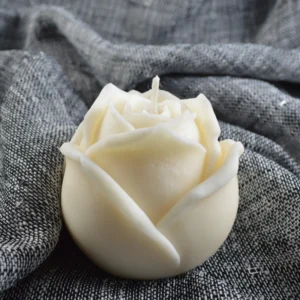 Κερί Σε Σχήμα Κλειστό Τριαντάφυλλο