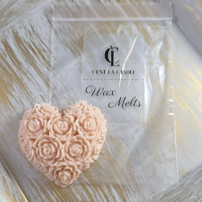 Wax Melts Τριανταφυλλένια Καρδιά